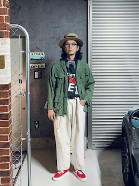 h.s.k.さん（メンズ・176cm）の夏コーディネート