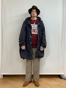 「YSTRDY's TMRRW（イエスタデイズトゥモロー）のアイテム（ブーツ）」を使った、h.s.k.さん（メンズ・176cm）の秋コーディネート