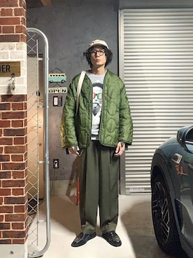 「irregular（イレギュラー）のアイテム」を使った、h.s.k.さん（メンズ・176cm）の冬コーディネート