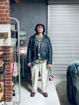 h.s.k.さん(メンズ・176cm)の冬コーディネート