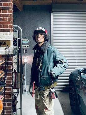 h.s.k.さん（メンズ・176cm）の冬コーディネート