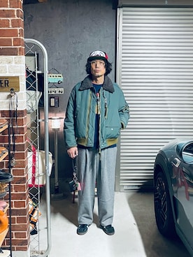 h.s.k.さん（メンズ・176cm）の冬コーディネート