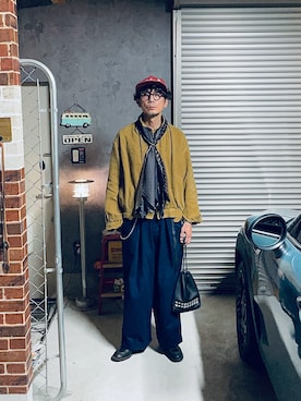 「アイテム（その他アウター）」を使った、h.s.k.さん（メンズ・176cm）の秋コーディネート