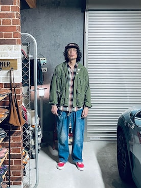 「ミリタリー」｜h.s.k.さん（メンズ・176cm）の春コーディネート