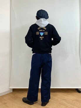 「irregular（イレギュラー）のアイテム」を使った、h.s.k.さん（メンズ・176cm）の冬コーディネート