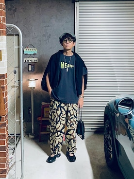 「アイテム（キャスケット）」を使った、h.s.k.さん（メンズ・176cm）の秋コーディネート