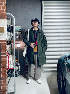「アイテム（その他アウター）」を使った、h.s.k.さん（メンズ・176cm）の秋コーディネート