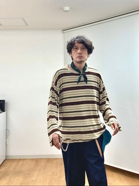 「45R（フォーティファイブアール）のアイテム（財布/小物）」を使った、h.s.k.さん（メンズ・176cm）の秋コーディネート
