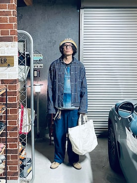 「COMME des GARCONS（コムデギャルソン）のアイテム」を使った、h.s.k.さん（メンズ・176cm）の春コーディネート