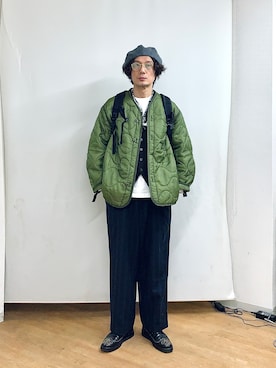 「irregular（イレギュラー）のアイテム」を使った、h.s.k.さん（メンズ・176cm）の秋コーディネート