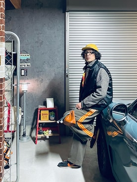 「VANS(バンズ)のアイテム」を使った、h.s.k.さん(メンズ・176cm)の冬コーディネート