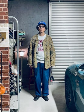 「アイテム（財布）」を使った、h.s.k.さん（メンズ・176cm）の冬コーディネート