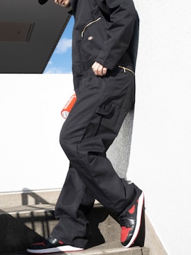 「アイテム（つなぎ/オールインワン）」を使った、Beautiful Harmonyさん（メンズ・179cm）の秋コーディネート