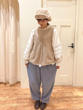 「フライトハット」｜akaneさん（レディース・156cm）の秋コーディネート