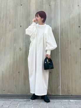 「はじめましてコーデ」｜「アイテム（ワンピース/ドレス）」を使った、パルさん（レディース・152cm）の春コーディネート