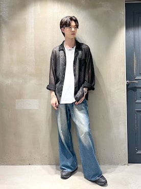 「RAGEBLUE（レイジブルー）のアイテム」を使った、りゅうとさん（メンズ・180cm）の夏コーディネート