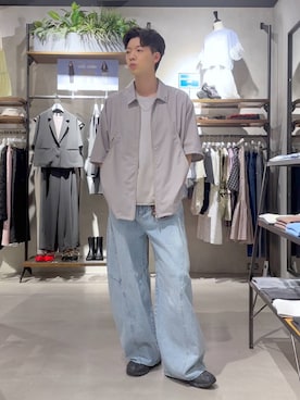 「RAGEBLUE（レイジブルー）のアイテム」を使った、りゅうとさん（メンズ・180cm）の夏コーディネート