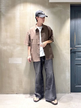 「アイテム（帽子）」を使った、りゅうとさん（メンズ・180cm・20代）の夏コーディネート