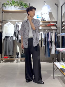 「RAGEBLUE（レイジブルー）のアイテム」を使った、りゅうとさん（メンズ・180cm）の夏コーディネート