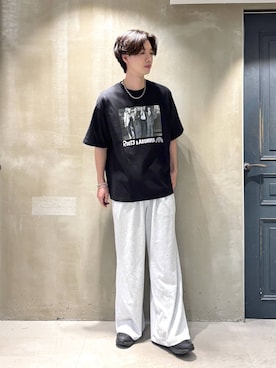 「アイテム（スウェットパンツ）」を使った、りゅうとさん（メンズ・180cm・20代）の夏コーディネート