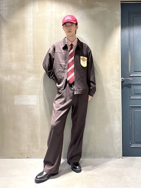 「アイテム（キャップ）」を使った、りゅうとさん（メンズ・180cm）の夏コーディネート