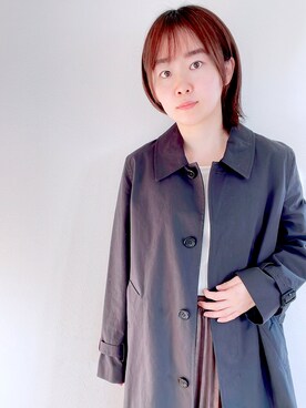 「しまむら（シマムラ）のアイテム（ニット/セーター、ホワイト系）」を使った、はるっちさん（レディース・157cm）の冬コーディネート
