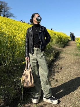 「Rick Owens（リックオウエンス）のアイテム」を使った、Tさん（メンズ・165cm）の春コーディネート