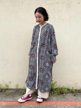 「Lui's（ルイス）のアイテム（ワンピース/ドレス）」を使った、ina*:.｡さん（レディース・159cm）の秋コーディネート