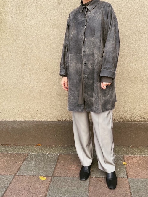 Ameri（アメリ）の「CRUSHED LEATHER COAT（その他アウター）」 - WEAR