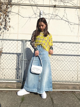 「アイテム（その他トップス）」を使った、KOKORO.Iさん（レディース・148cm）の春コーディネート