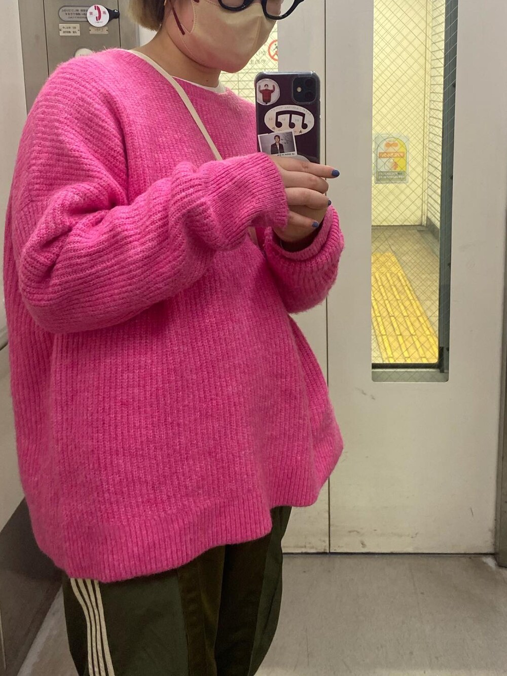 GAP ニット ピンク リブニット セーター - メルカリ