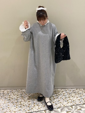 「アイテム（ワンピース）」を使った、みうさん（レディース・156cm・20代）の秋コーディネート