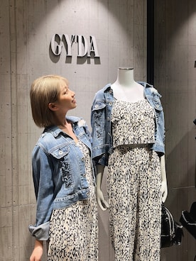 「GYDA（ジェイダ）のアイテム」を使った、Misaさん（レディース・158cm）の春コーディネート