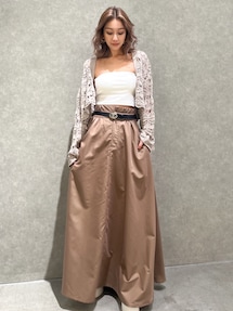 gyda シャーリングベルト GYDA（ジェイダ）の「GGバックル フェイクレザーシャーリング