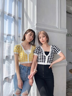 「GYDA（ジェイダ）のアイテム」を使った、Misaさん（レディース・158cm）の春コーディネート