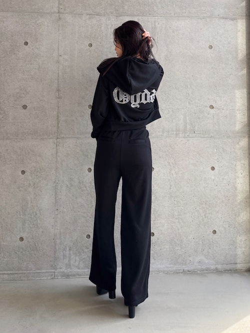 ビスチェリブトップス バックリボンビスチェ×リブニットトップスセットアップ[tu885