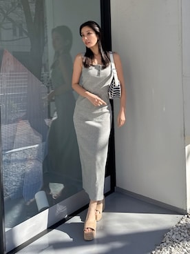 「GYDA（ジェイダ）のアイテム」を使った、Misaさん（レディース・158cm）の夏コーディネート