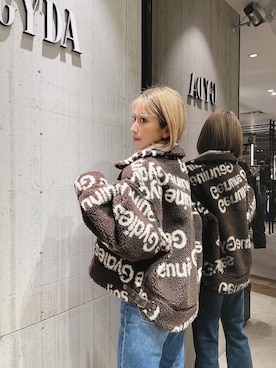 「GYDA（ジェイダ）のアイテム（テーラードジャケット）」を使った、Misaさん（レディース・158cm）の秋コーディネート