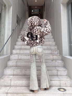 「アイテム（ダウンジャケット/コート、その他）」を使った、Misaさん（レディース・158cm）の秋コーディネート