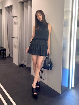 「GYDA（ジェイダ）のアイテム（バックパック/リュック）」を使った、Misaさん（レディース・158cm）の秋コーディネート