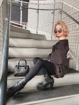 Misaさん（レディース・158cm）の冬コーディネート