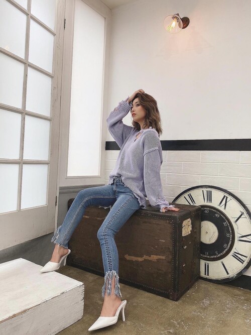 Gyda 天王寺miomisa Yamaokaさんのデニムパンツを使ったコーディネート Zozotown