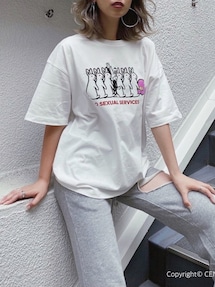 GYDA×#FR2梅 turn waiting Bunny BIG Tシャツ｜ジェイダ（GYDA