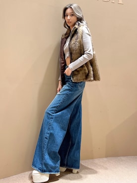 Misaさん（レディース・158cm）の冬コーディネート