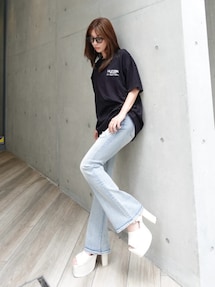 TWIN VIBES ONLY BUNNY BIG Tシャツ｜ジェイダ（GYDA）アウトレット