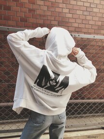 MICKEY MOUSE/backphoto ZIPUP パーカー｜ジェイダ（GYDA