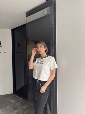 「GYDA（ジェイダ）のアイテム」を使った、Misaさん（レディース・158cm）の夏コーディネート