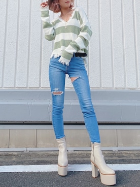 Misaさん（レディース・158cm）の冬コーディネート