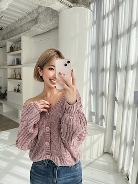 「GYDA（ジェイダ）のアイテム」を使った、Misaさん（レディース・158cm）の春コーディネート