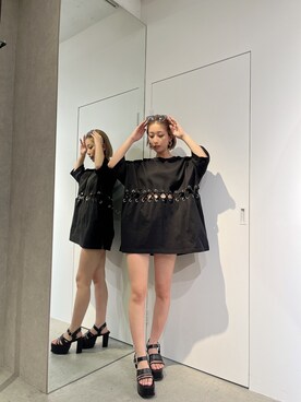 「GYDA（ジェイダ）のアイテム」を使った、Misaさん（レディース・158cm）の春コーディネート